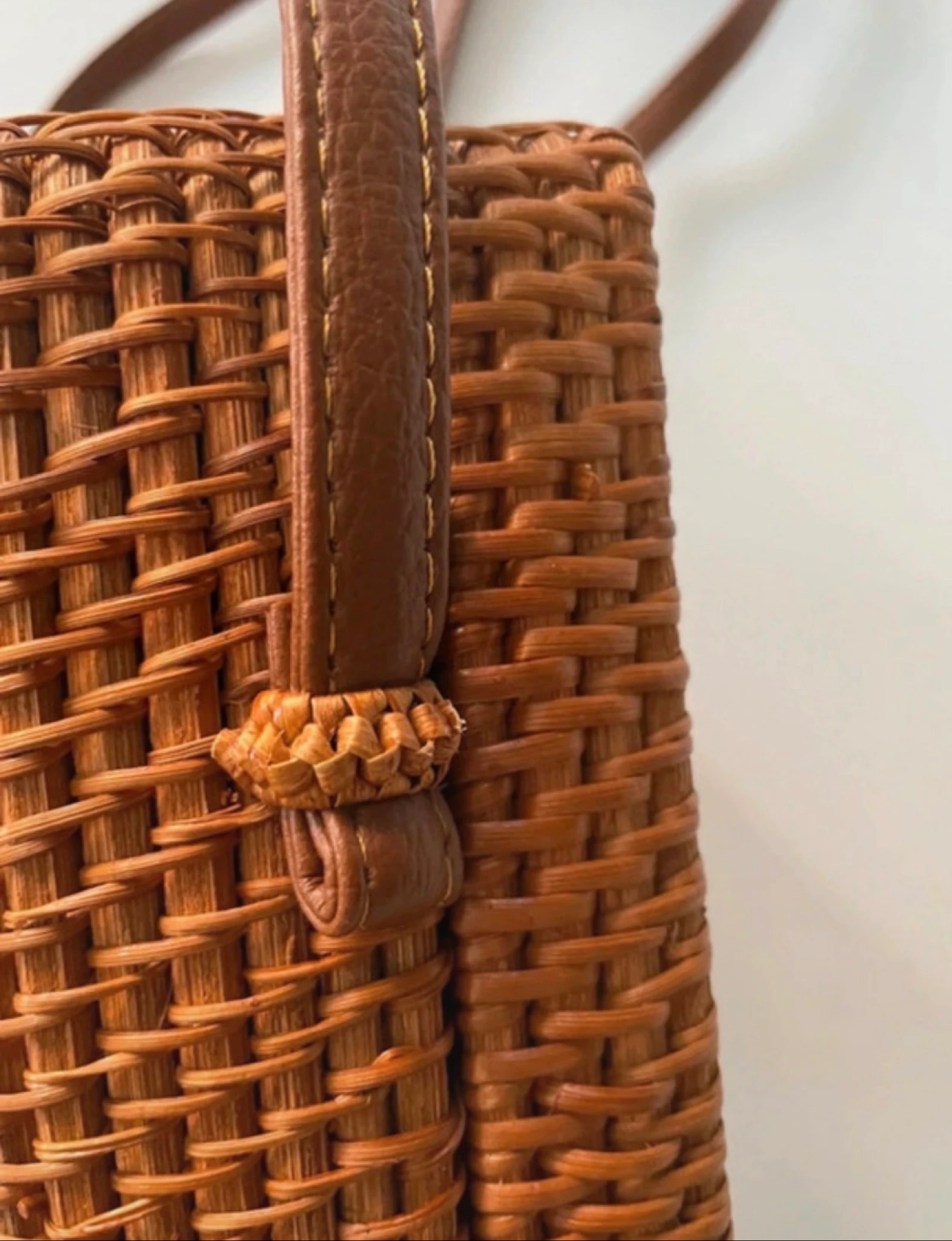 Bolso rectangular mimbre – photo 5